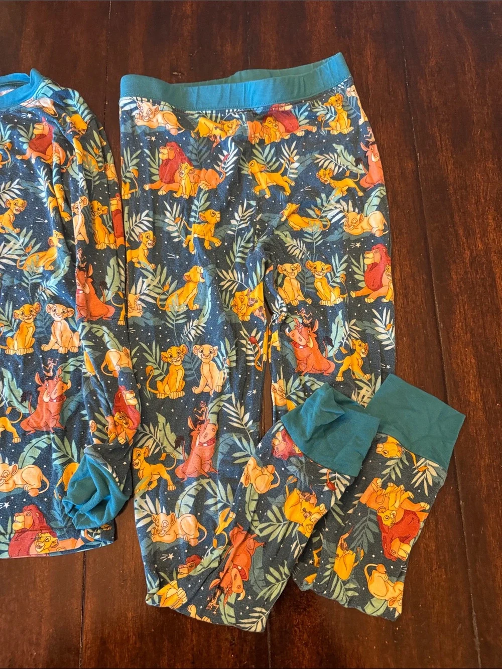 Kids Lion Print Pajama Set - Little Sleepies 7/8